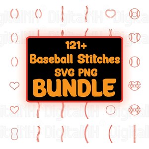 120 Baseball SVG PNG Bundle, Baseball Stitches SVG Bundle, Baseball Stitches svg, Baseball svg, Baseball Mom svg, Digital Download