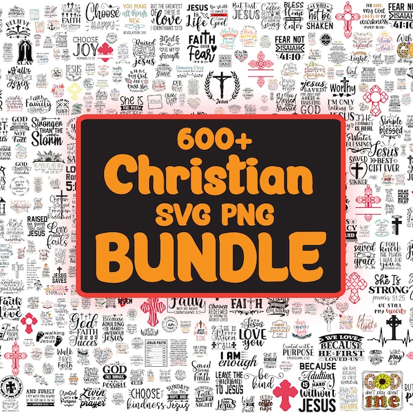 600+ Christian SVG PNG Bundle, Religious SVG Bundle, Bible svg, Bible Quotes svg, Bible, Verse svg, Scripture svg, Jesus svg, Cross svg