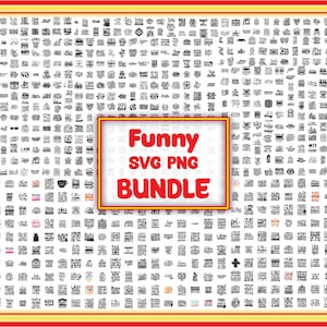 Funny Quotes SVG Bundle, Sarcastic Sayings PNG, Digital Download, Humor Designs, Commercial Use, Cricut Silhouette, Cut Files