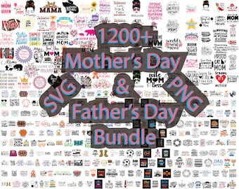 1200+ Mother&#39;s Day & Father&#39;s Day SVG Mega Bundle, Mother&#39;s Day SVG, Father&#39;s Day SVG, T-shirt svg design, Digital File, Instant download