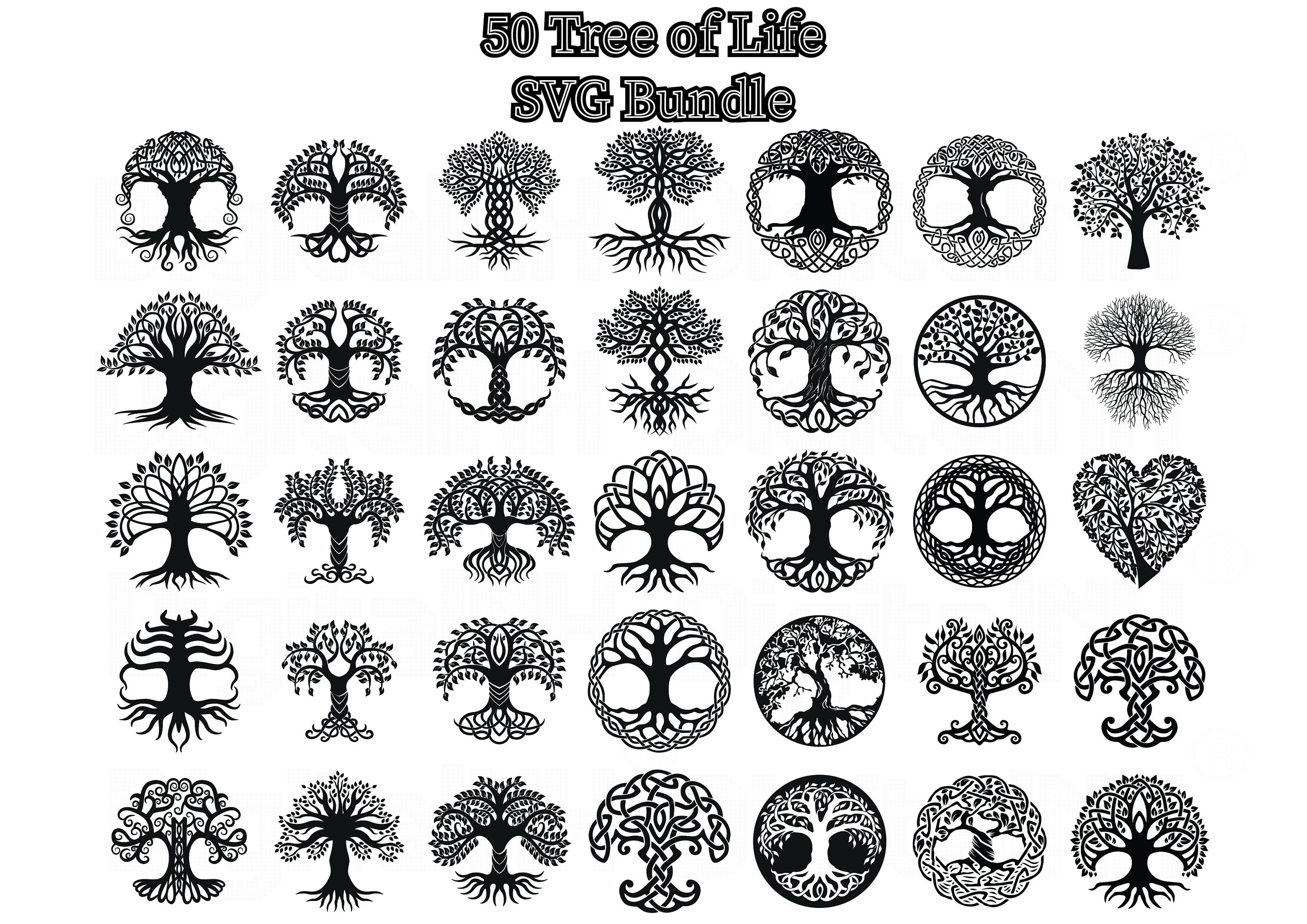 Tree logo in circle stock vector Illustration of decorative  197177166