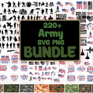 Leger SVG png bundel, USA leger svg, militaire svg, soldaat svg, Camo svg, Camo patroon svg, vlag svg, Amerikaanse vlag, leger svg, digitaal bestand