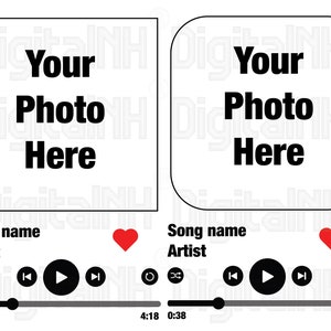Glas muziekspeler SVG-bundel, muziek-SVG, muziekspeler SVG, lied svg, liedplaquette svg, digitaal bestand, idee verjaardagscadeau