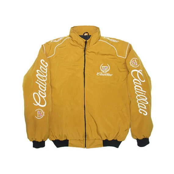 Cadillac Racing Jacket Tan NASCAR 