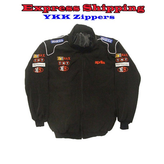 Black nascar jacket cheap
