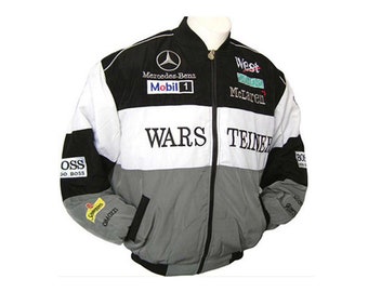 Mercedes Benz Warsteiner Mclaren Racing Jacket Black White - Etsy