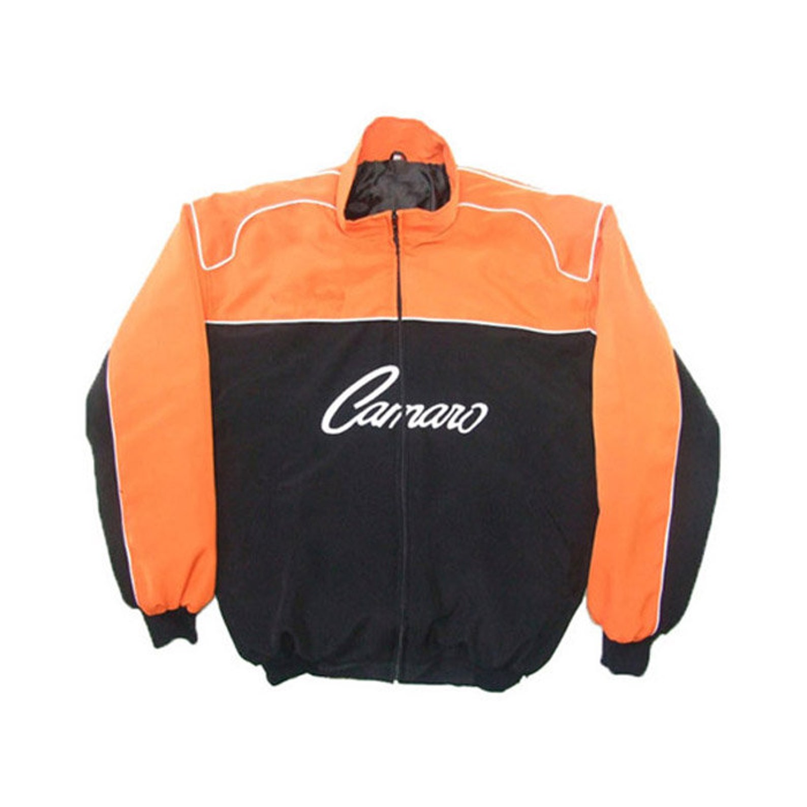 Chevrolet Camaro Racing Jacket Orange & Black NASCAR Racing Etsy