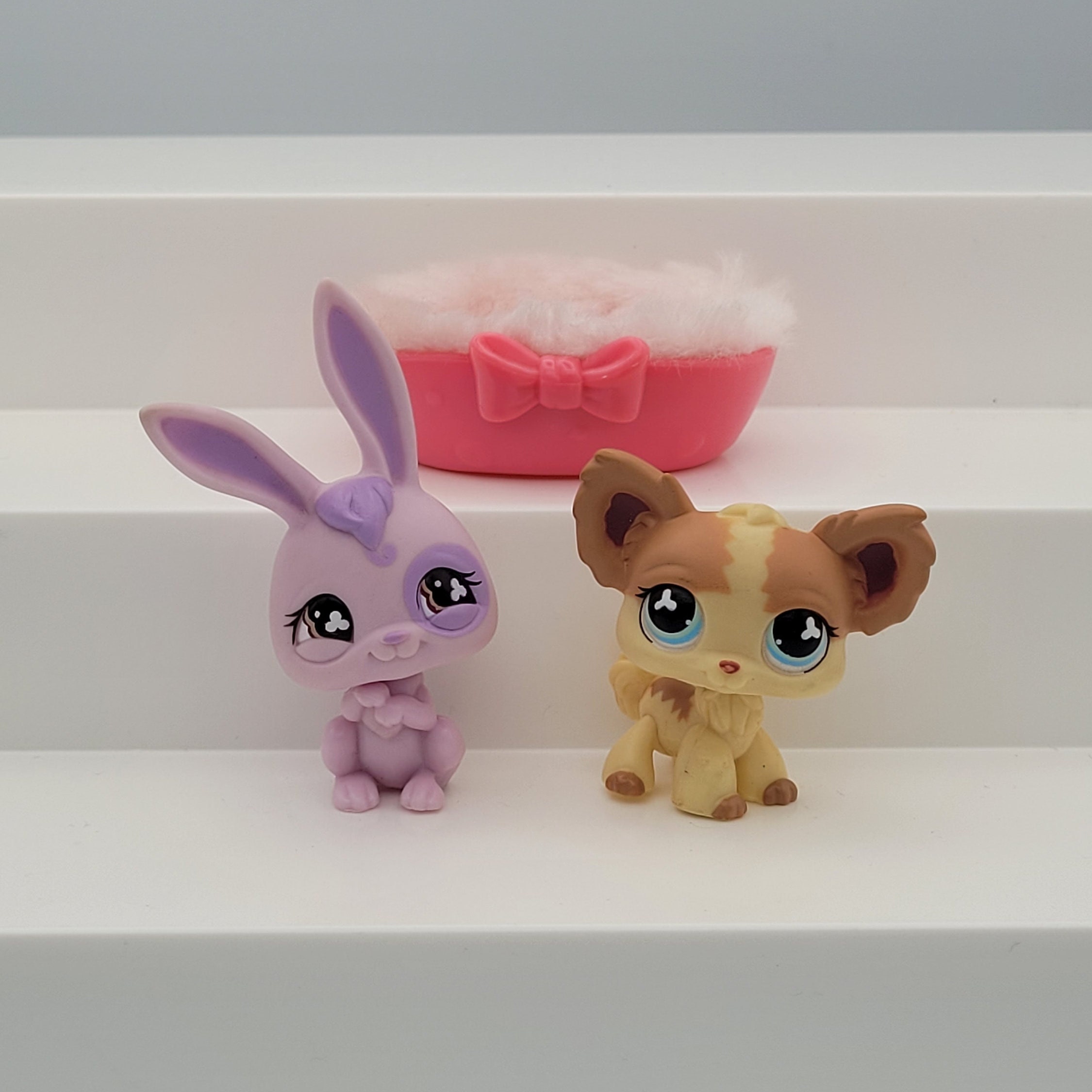 LPS Rabbit 764, Chihuahua 765 Rare Walmart Exclusive Complete Set 