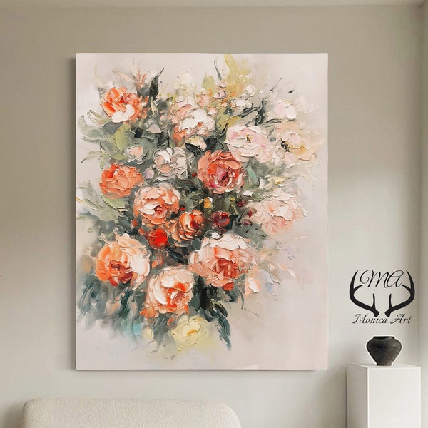 Rose Painting - Etsy