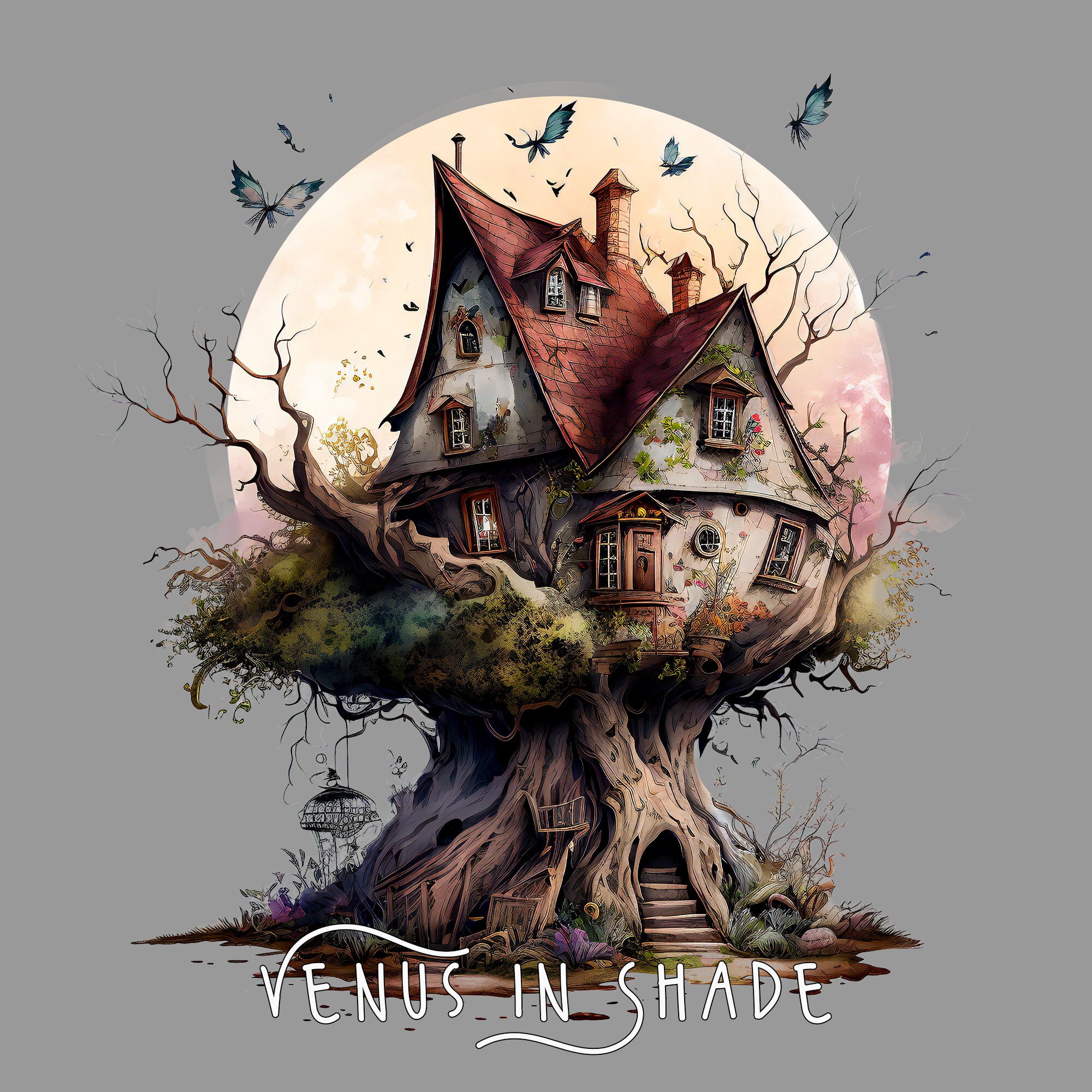 Dessin Cabane Dans Les Arbres Facile Cabane dans les arbres fantastique Livre de contes Fairytale - Etsy Canada