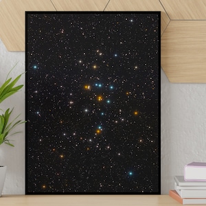 Original Space Poster, Die Bienenstock Galaxie, Astronomie Fotografie Giclée Druck, Ungerahmt