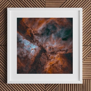 Der Carinanebel Deep Space Poster, Astronomie Wandkunst, Giclée Druck, Ungerahmt
