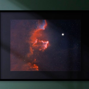 Der Geist von Kassiopeia Weltraum Poster, Original Astronomie Fotografie Giclée Fine Art Print, Ungerahmt