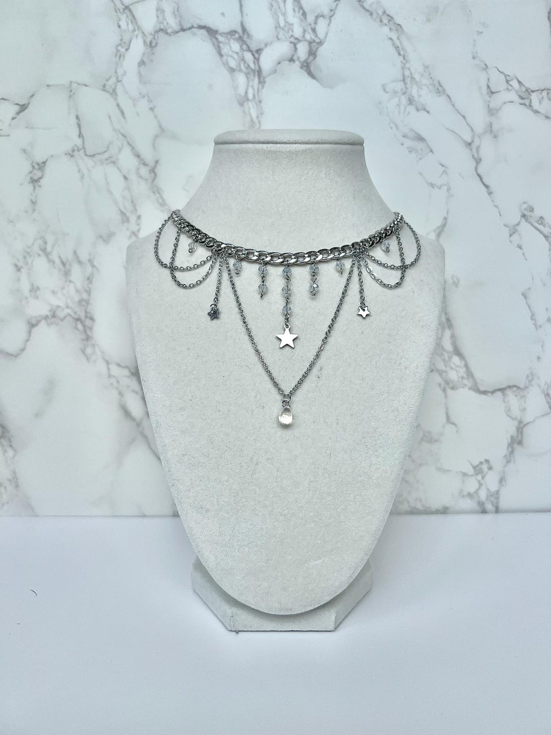 The Celeste Festoon Necklace
