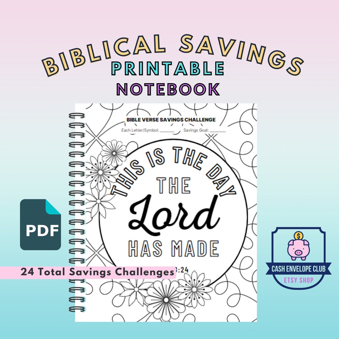 Savings Challenge Printable Savings Challenge Bundle A6 Sized Mini ...
