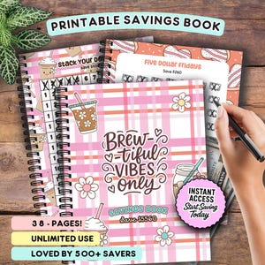 2026 Savings Challenge Book | Savings Bundle | Letter Size Savings Binder | Save 1K  |  Save 5K