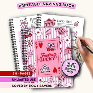 2026 Savings Challenge Book: Letter Size Tracker (PDF Downloadable File