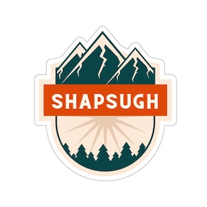 Shapsugh Circassian Tribe Emblem Die-Cut Stickers