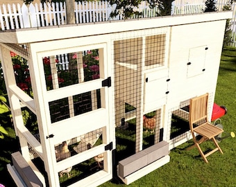 4x6 Chicken Coop Plan with Covered Run – Beginner Friendly DIY Project