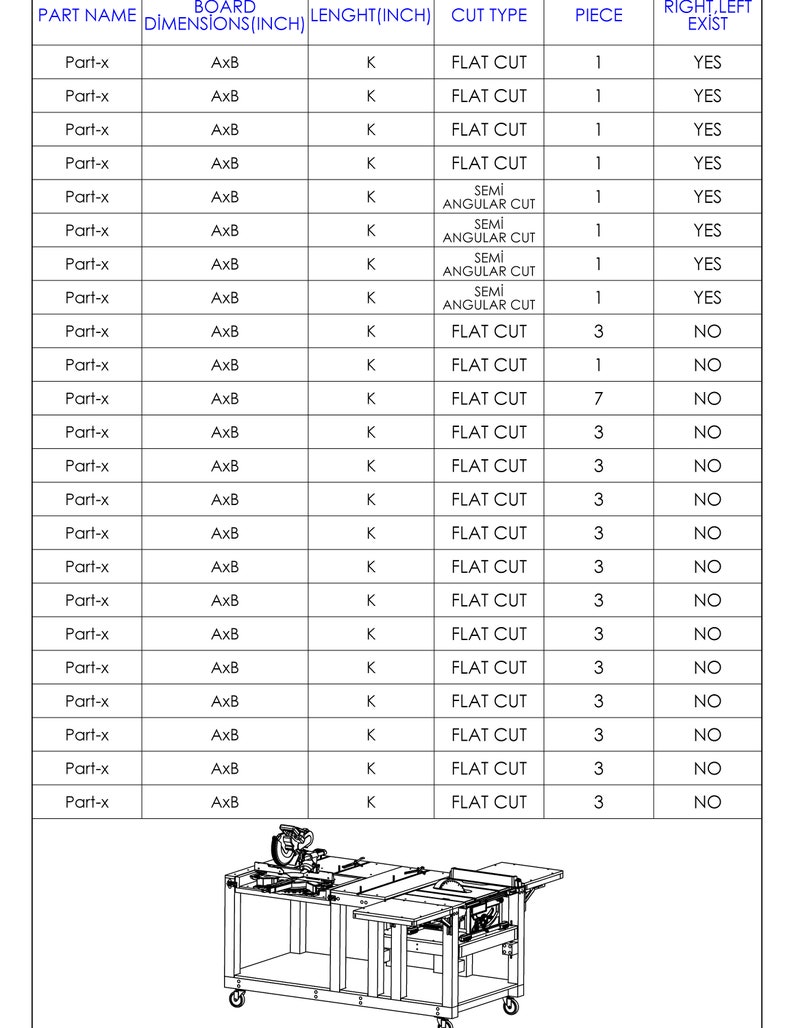 DIY Workbench Plan in Metric,mobile Workbench Plan, Garage Workbench