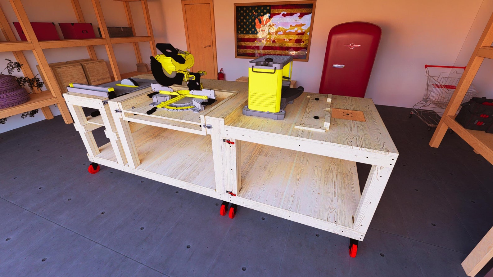 Easy All-in-one Workbench Plans (beginner Friendly) - Etsy