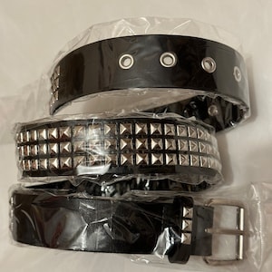 【SUNDAYOFFCLUB】'Acta Non Verba' Studded Belt - Silver Studded Belt Cheap - Etsy