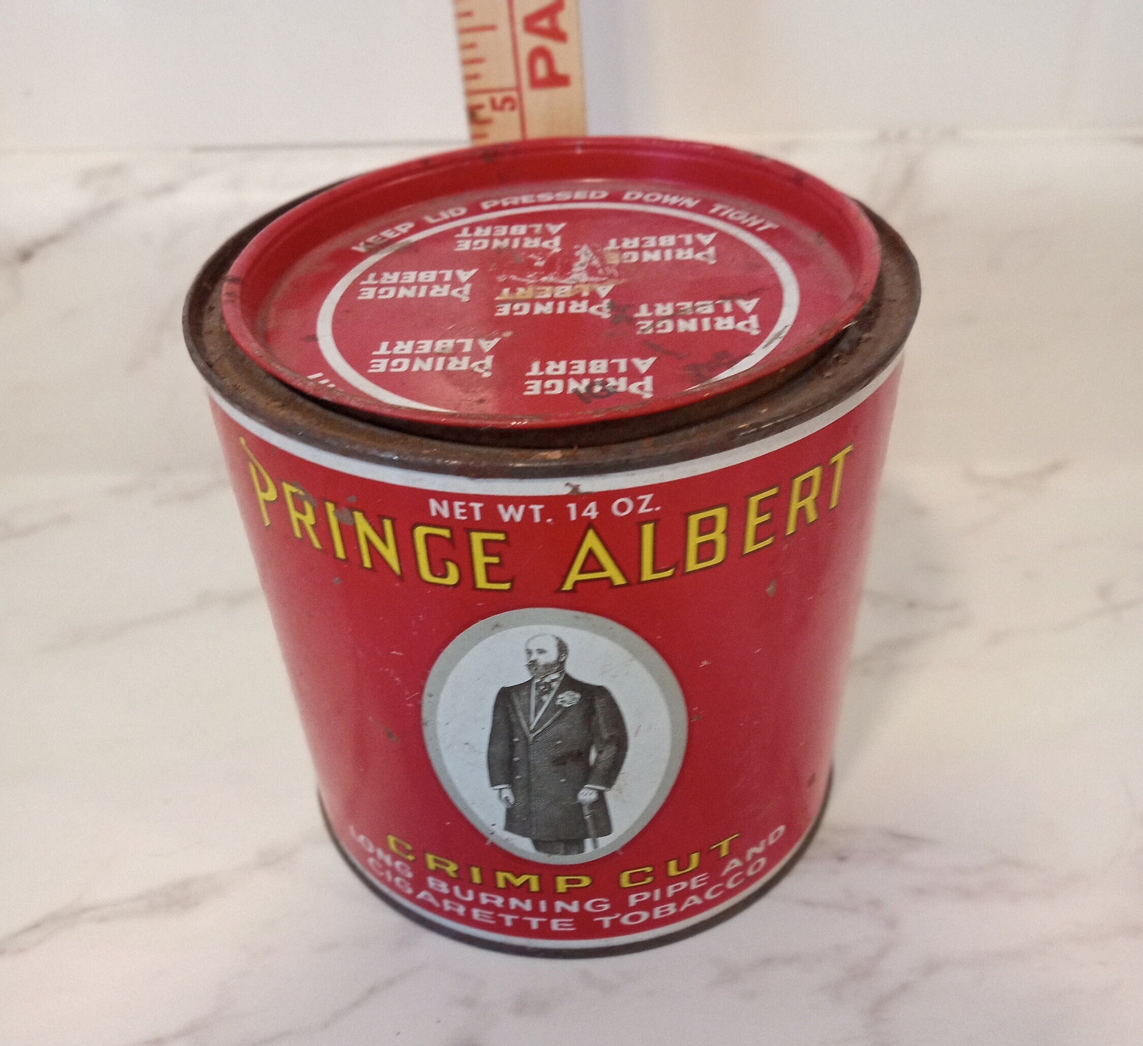 Vintage Prince Albert Can Etsy