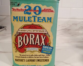 Vintage Borax Tin