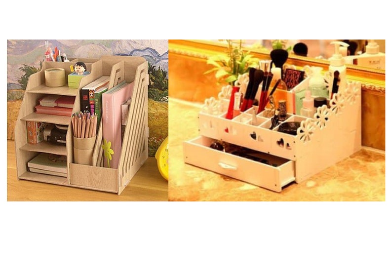 20 Desk Organizer Laser Cut Lightburn Art Library Dateien - Etsy