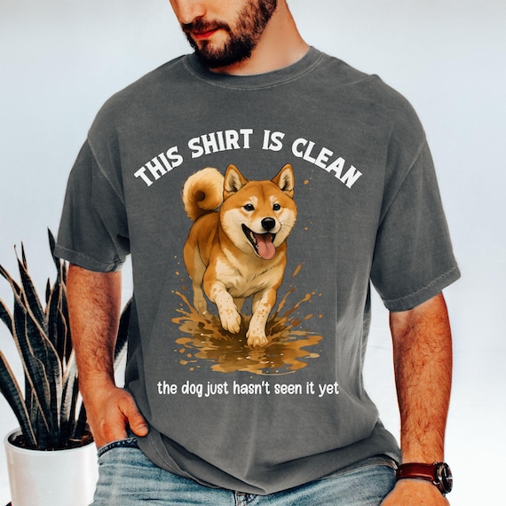 Shiba Inu T-shirt, Comfort Colors 1717 Shirt, Funny Dog Shirt, Pet