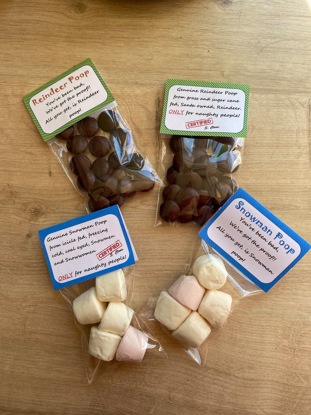 PRINTABLE ReindeerAND SnowmanSweet Topper 7 6cm Etsy