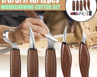 1/3/5/7/10/12PCS Woodworking, Woodcraft Chisel