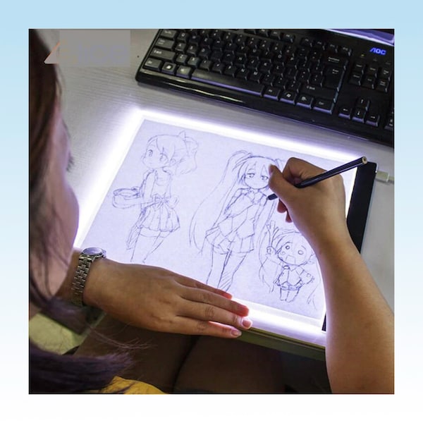 Dimmable LED Light Drawing/Tracing Board Pad - A3/A4/A5