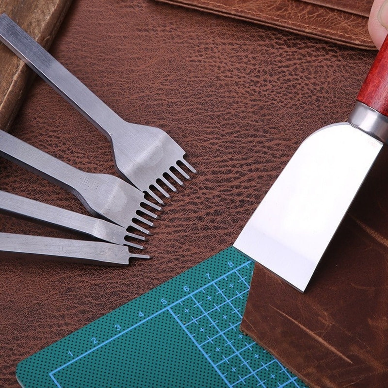 Professional Leather Craft Hand Kit Set - Etsy