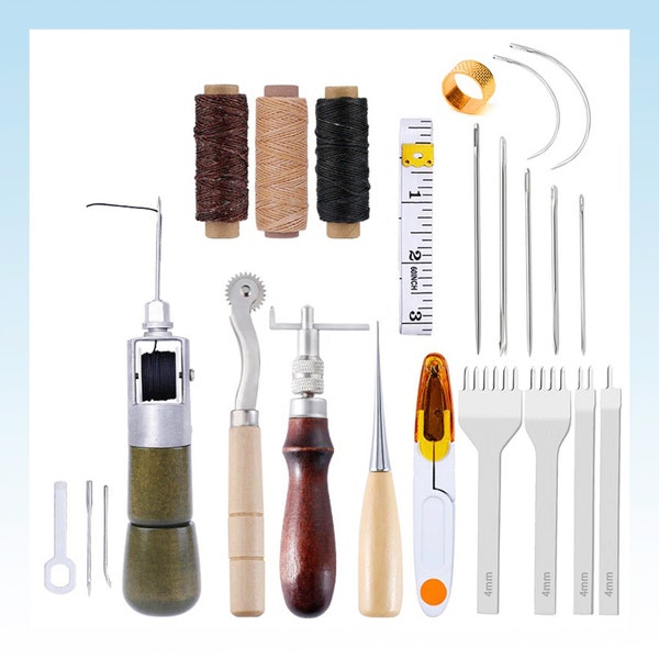 Leather Sewing Awl Thread Kit