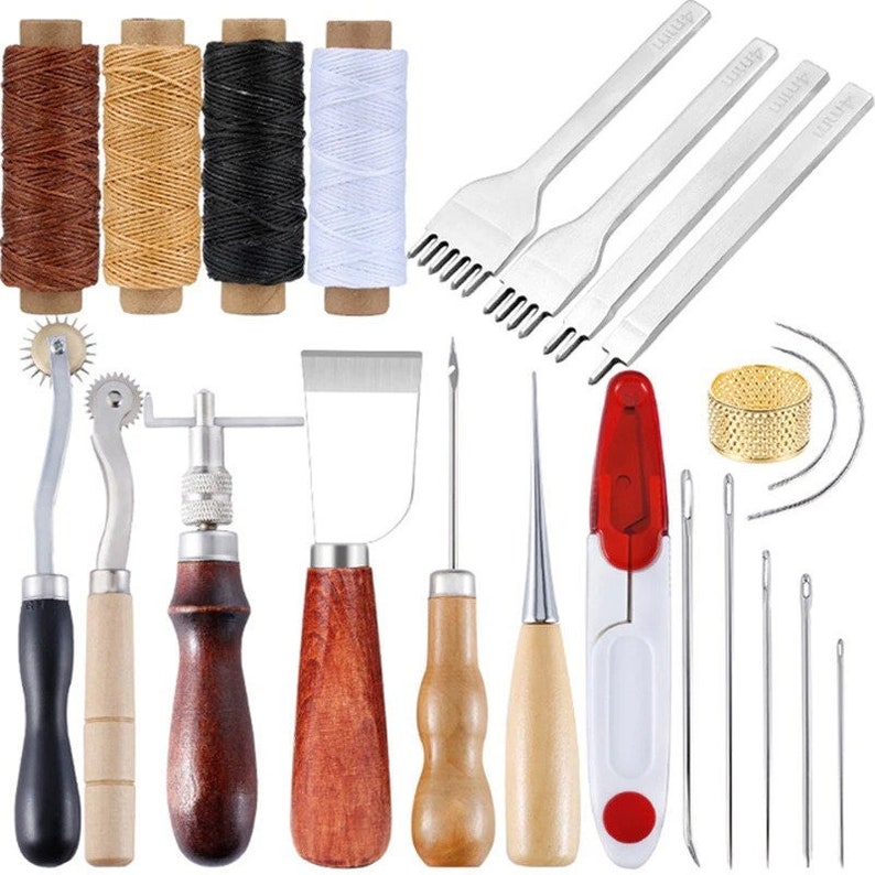 Professional Leather Craft Hand Kit Set - Etsy