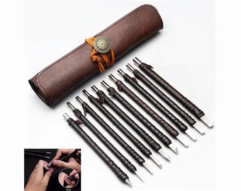 3/8/10Pcs Tungsten Steel Chisel Set For Professional Stone Carving | Woodwork Carving