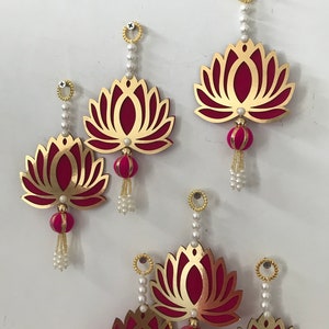 Indische Lotus hängen, Boho Hochzeit Wohnkultur