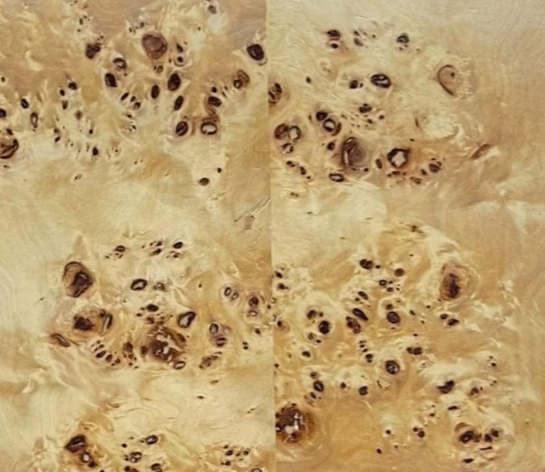 Custom Burl Wood Coffee Table: Mid Century Modern Accent Table image 6