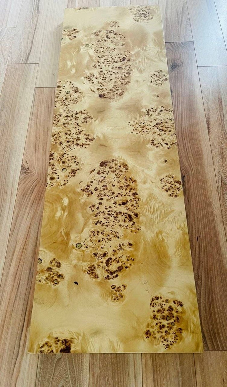 Custom Made to Order Burl Wood Veneer Table Tops Accent Table Etsy