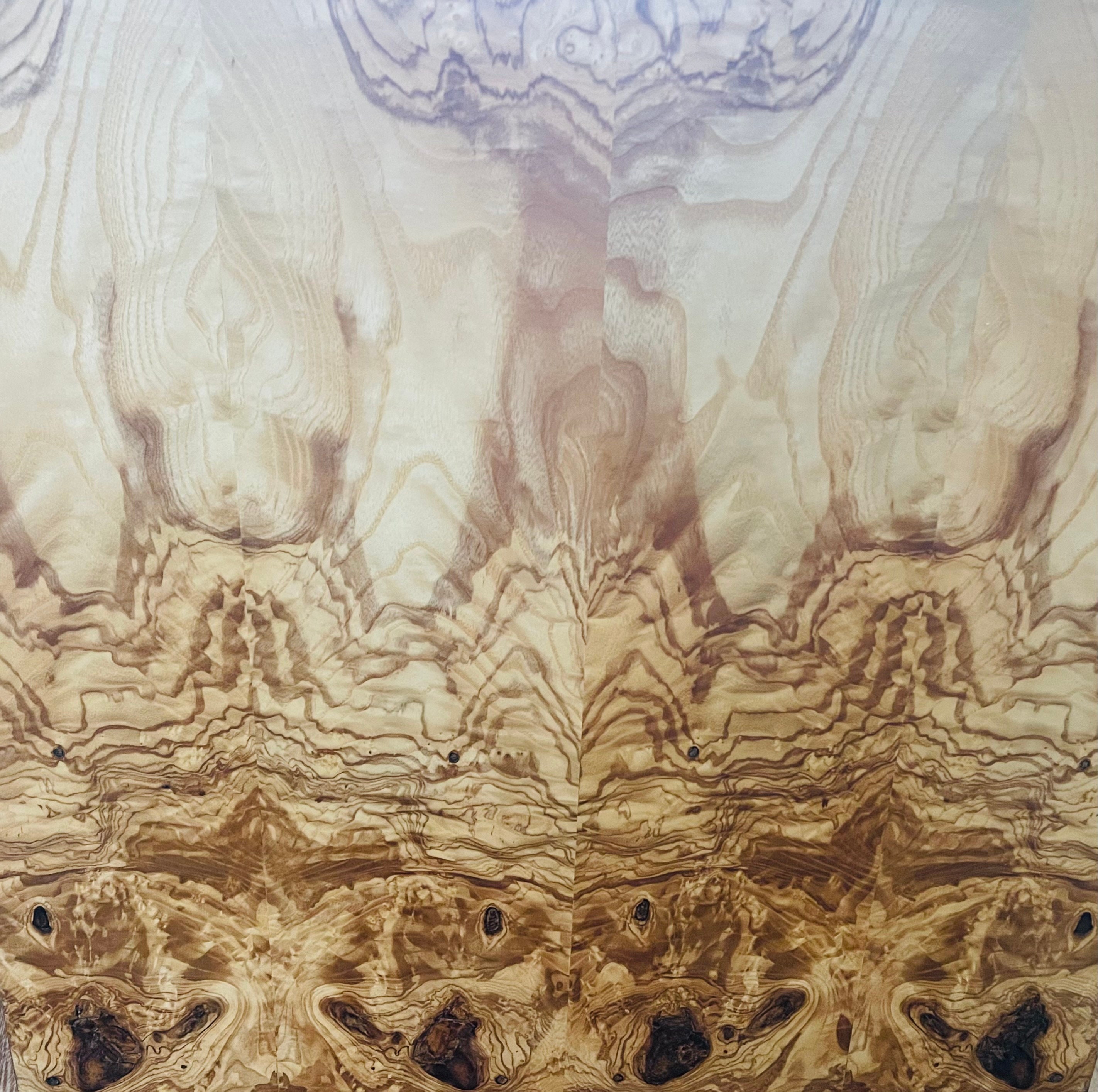 One of a Kind Custom Olive Ash Burl Wood Cube Pedestal End - Etsy