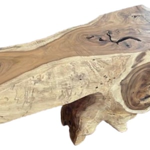 Teak Root Console Table: Acacia Driftwood Sofa Table, 60" Wide