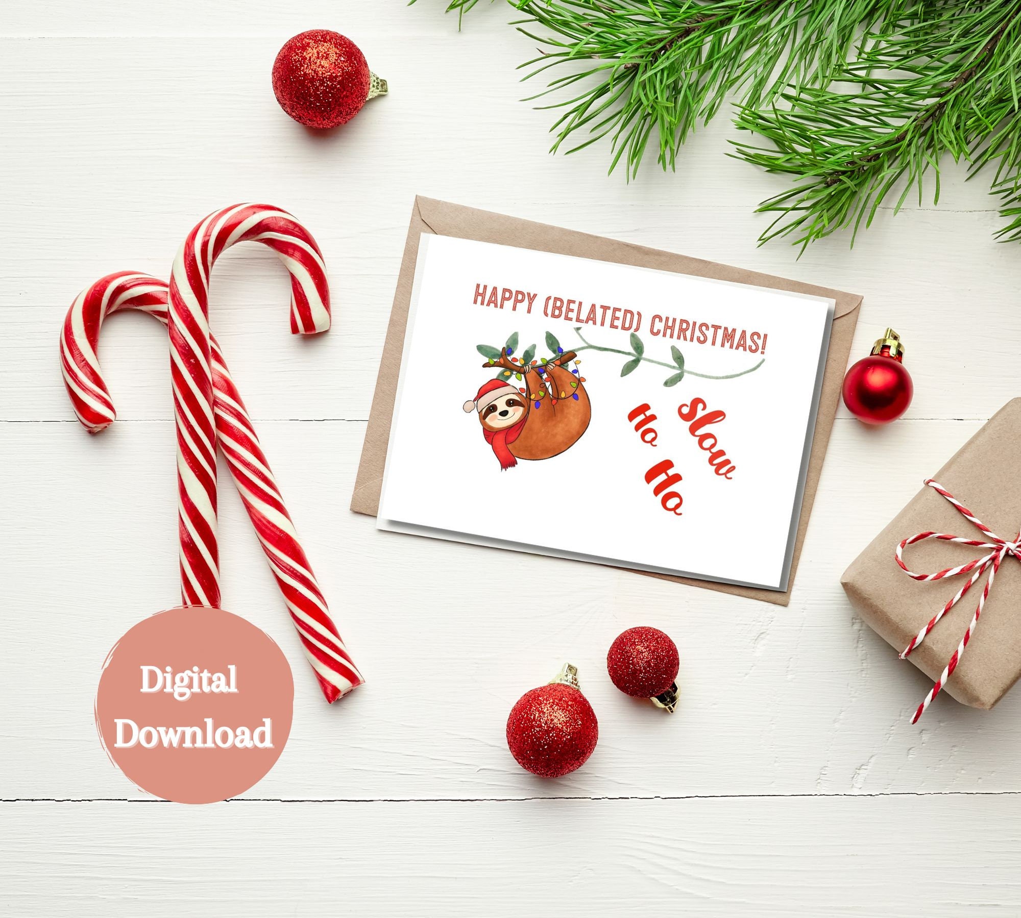 Belated Christmas Card Printable, Late Christmas Gift, Instant Download, 5x7 Xmas Card, Sloth Christmas Card, Funny Xmas Card, Holiday Card - Etsy belated-christmas-card-printable-late-christmas-gift-instant-download-5x7-xmas-card-sloth-christmas-card-funny-xmas-card-holiday-card-etsy