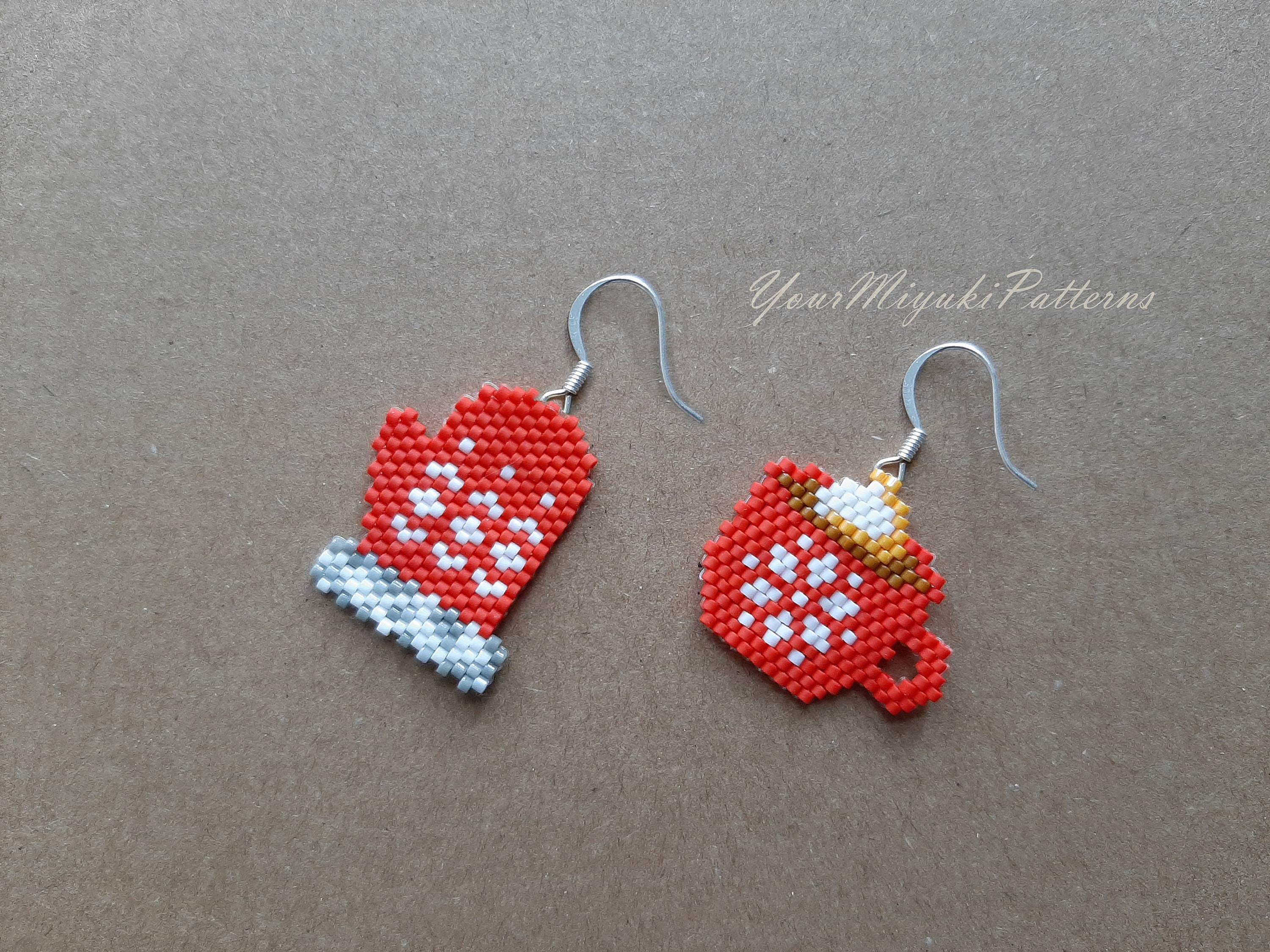 Christmas Bead Pattern Seed Bead Pattern Brick Stitch - Etsy