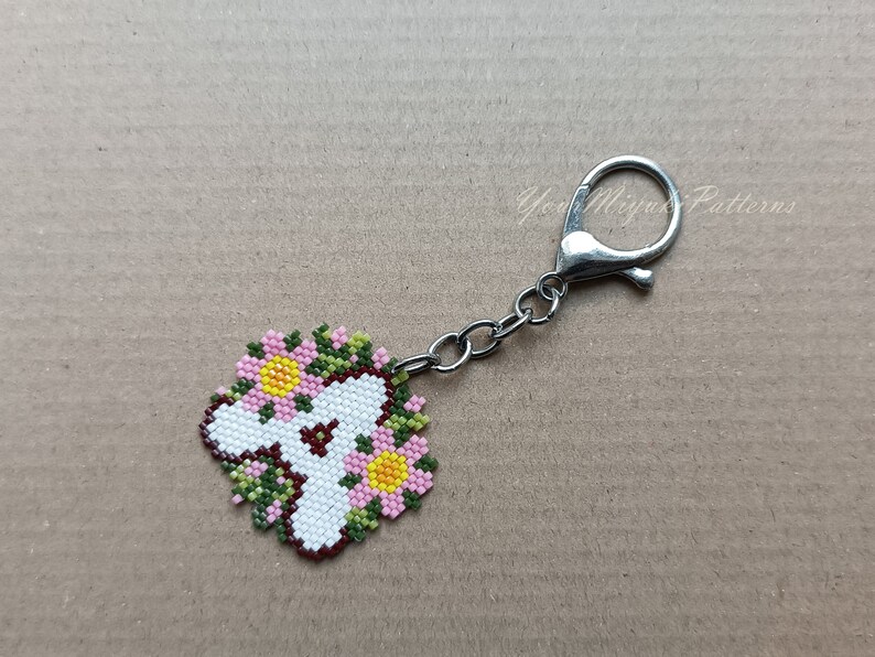 Alphabet Bead Pattern Brick Stitch Pattern PDF Seed Bead Pattern Miyuki