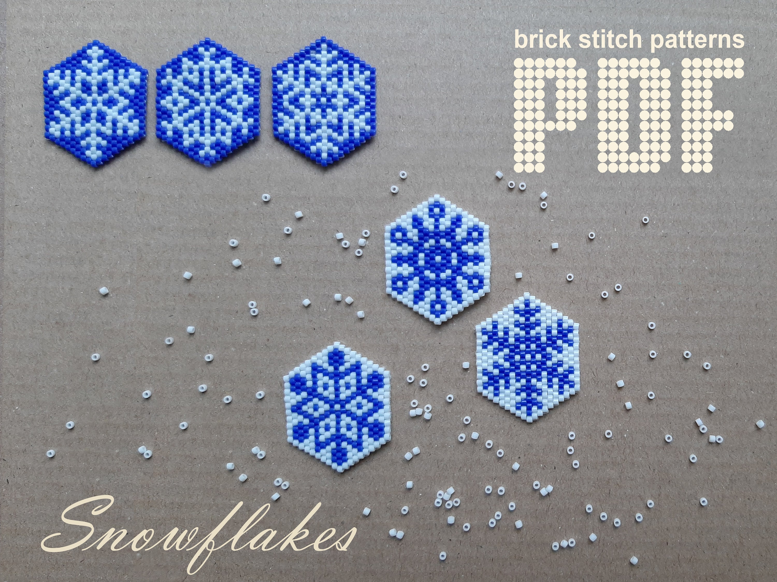 8 Snowflake Perler Beads Patterns For Christmas Decor - DIY Crafts