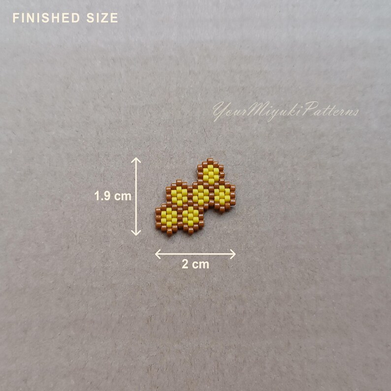 Beaded Bee Beading Brick Stitch Pattern PDF Tutorial Beading Seed Bead ...