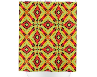 American Indian Shower Curtain - Etsy