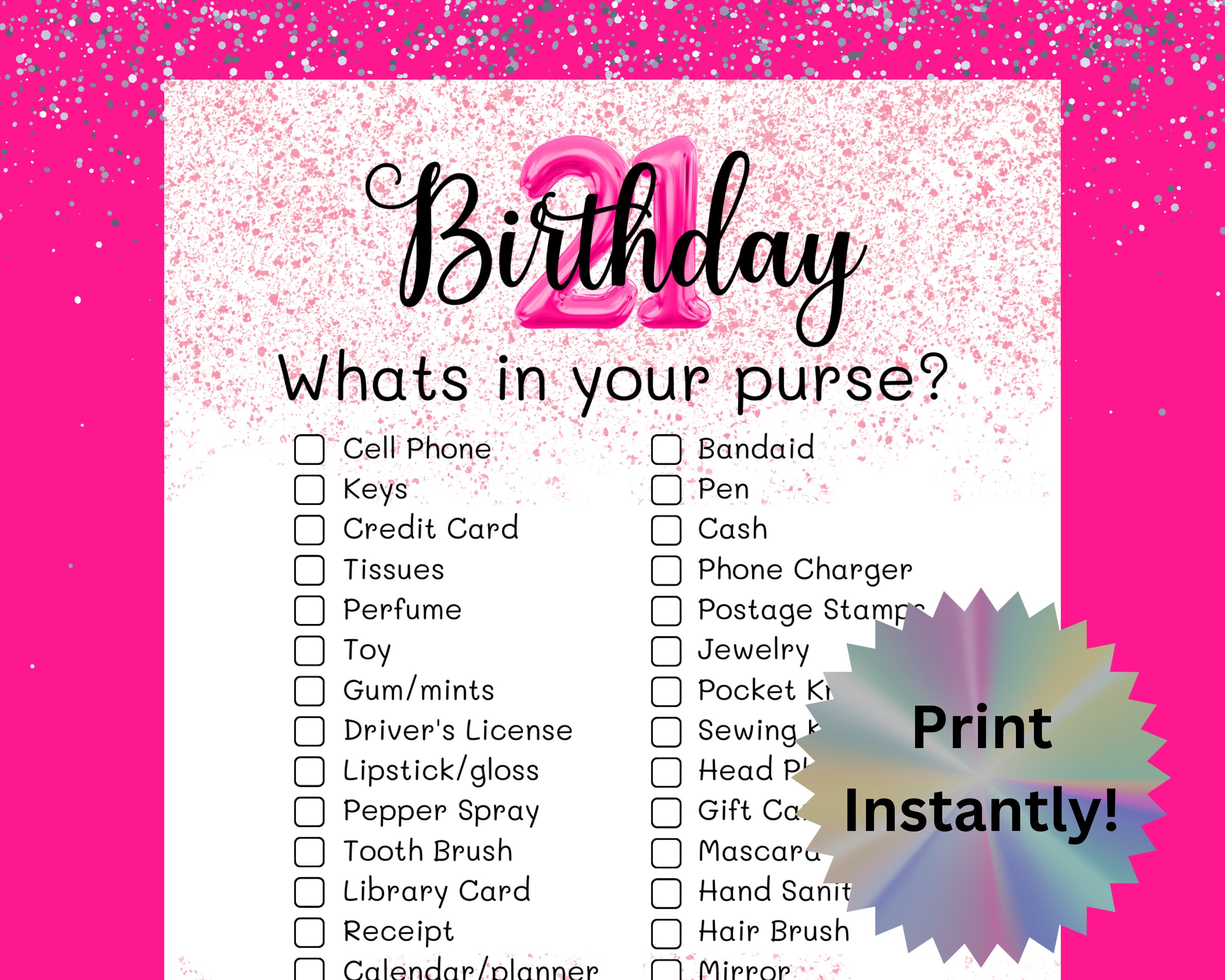 21st birthday games deals