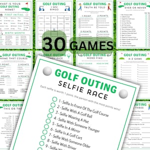Printable Golf Games Bundle, Golf Outing Party Games, Printable Golf Retreat Games, Retirement Games, Birthday Games, Golf Event Activities